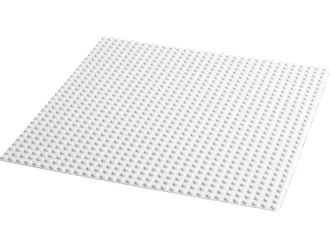 Alternative view of 11026 White baseplate
