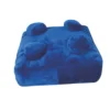 Cuddly Brick Pillow Blue -Square