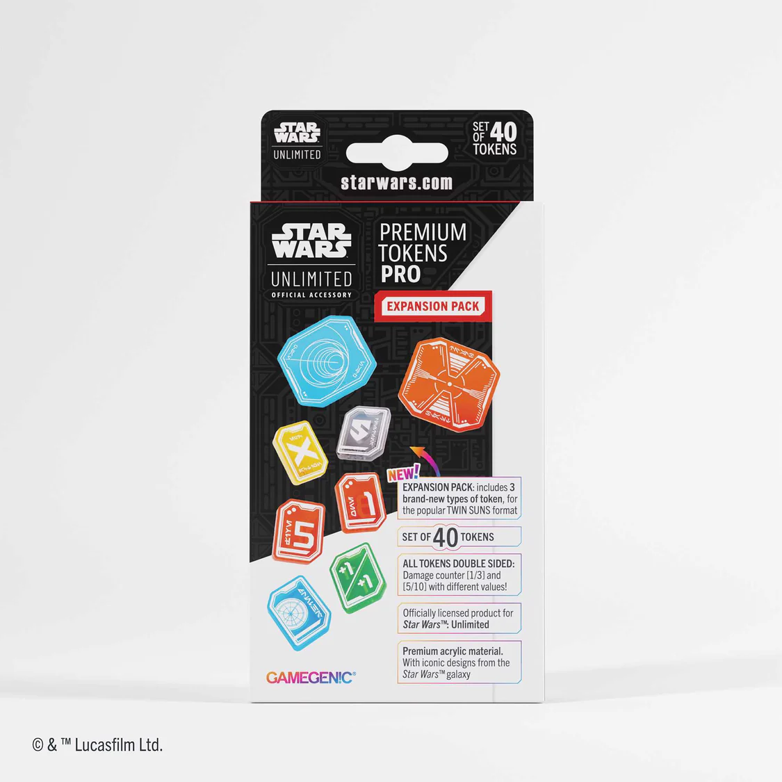 Gamegenic Star Wars : Unlimited Premium Tokens PRO expansion pack