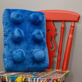 Cuddly Brick Pillow Blue