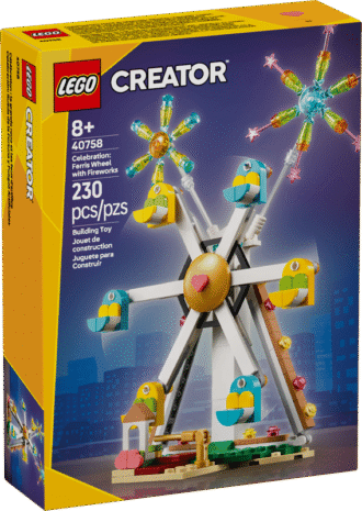 Celebration: Ferris Wheel with Fireworks