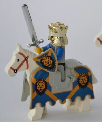 King Leo Cas035 Mounted on Steed - Graded Light Play