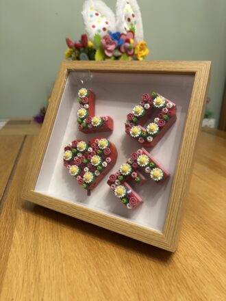 Alternative view of Love Letters 40867 Mounted In Frame
