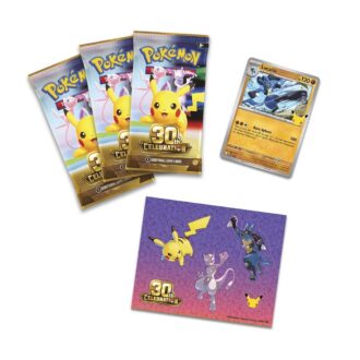 Alternative view of Pokémon TCG: 30th Celebration Tech Sticker Collection (Lucario) (Launch Wave)
