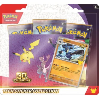 Pokémon TCG: 30th Celebration Tech Sticker Collection (Lucario) (Launch Wave)