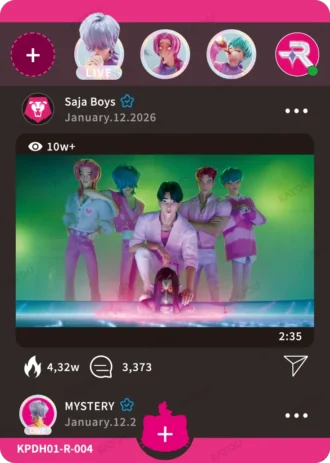 KPop Demon Hunters Classic Edition Series 1 – Saja Boys (R-04)
