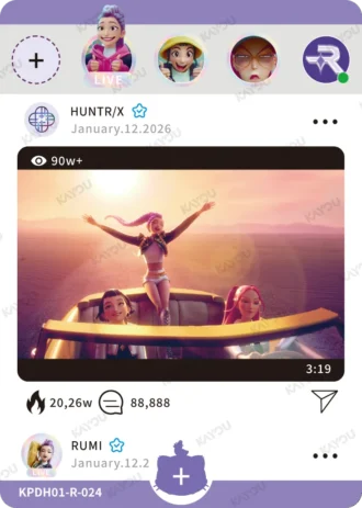 KPop Demon Hunters Classic Edition Series 1 – Golden Music Video (R-24)