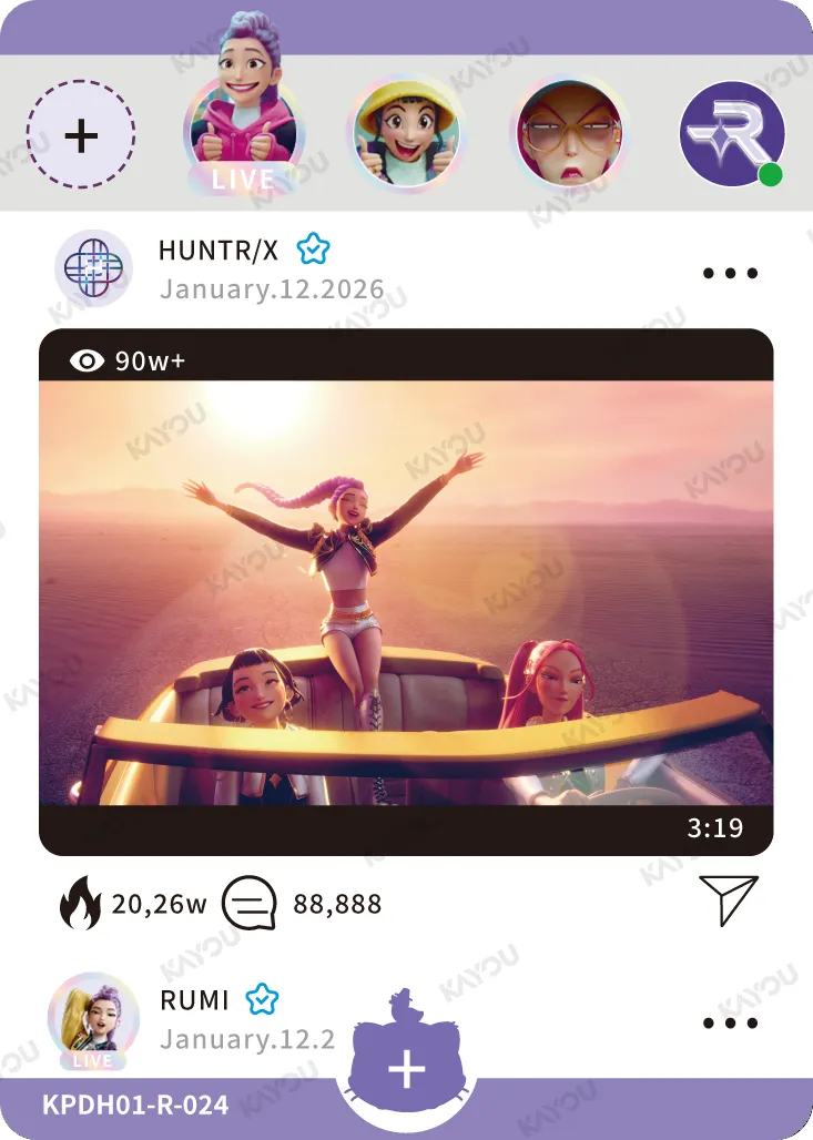 KPop Demon Hunters Classic Edition Series 1 – Golden Music Video (R-24)