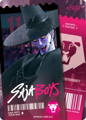 KPop Demon Hunters Energy Edition Series 1 – Jinu (SSR-12)