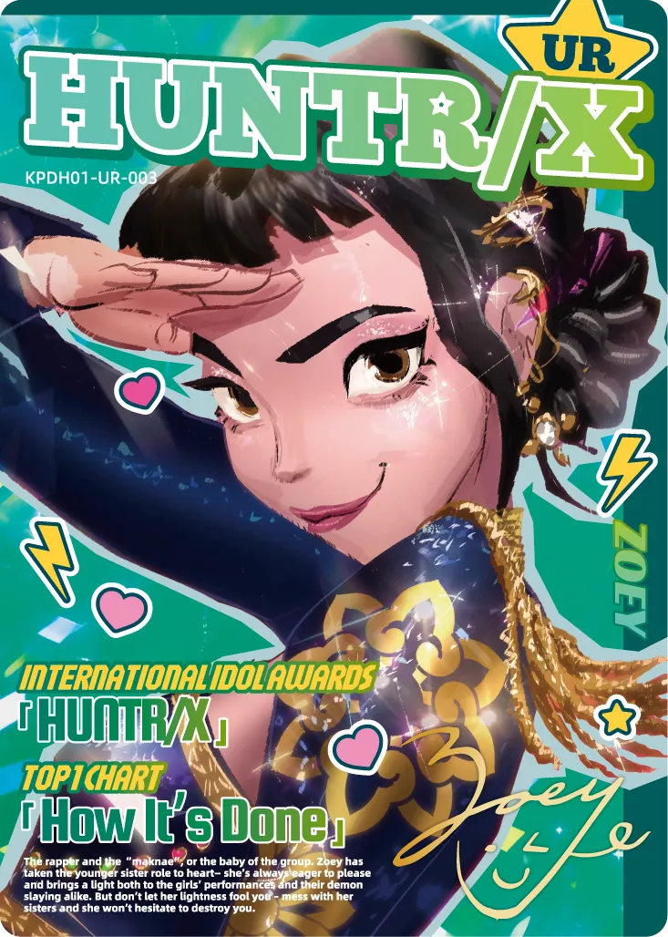 KPop Demon Hunters Energy Edition Series 1 – Zoey (UR-03)