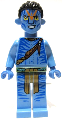 Lego Jake Sully - Na'vi, Shoulder Strap, Orange Face Paint Minifigure (avt011)