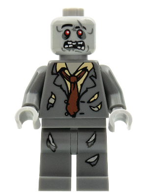 Lego Zombie, Series 1 (Minifigure Only without Stand and Accessories) (col005)