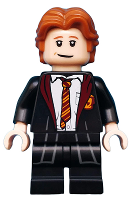 Lego Ron Weasley in School Robes, Harry Potter, Series 1 (Minifigure Only without Stand and Accessories) (colhp03)