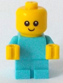 Lego Baby - Medium Azure Body with Yellow Hands Minifigure (cty0894)