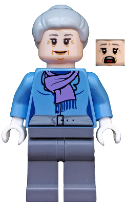 Lego Aunt May - Medium Lavender Scarf Minifigure (sh0272)