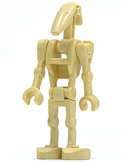 Lego Battle Droid - Tan, Straight Arms Minifigure (sw0001d)
